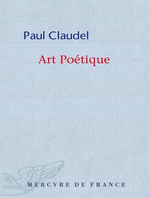 cover image of Art Poétique